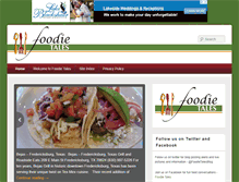 Tablet Screenshot of foodietales.com